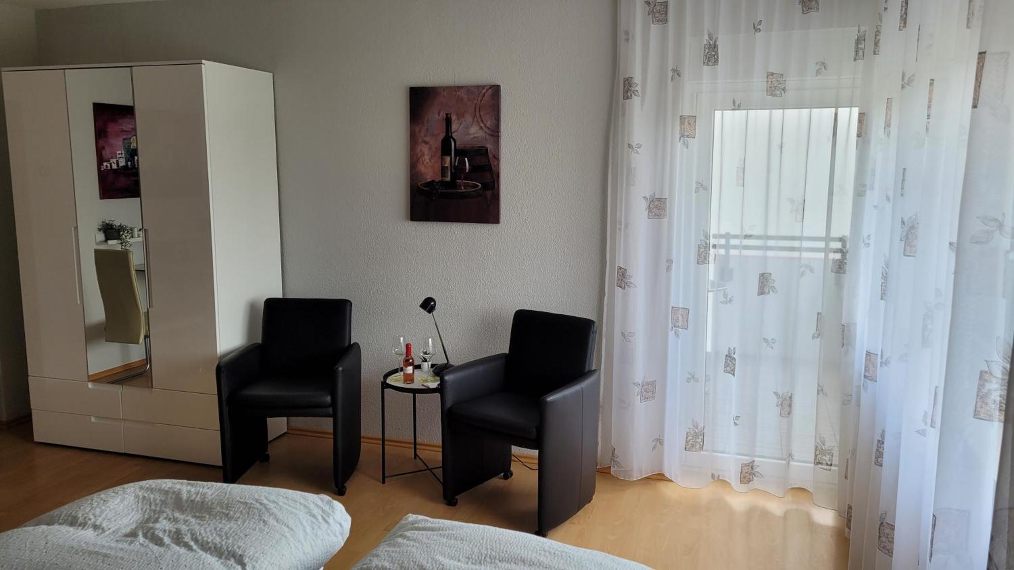 Ihr Bett Mit Blick Auf Weinberge Apartment